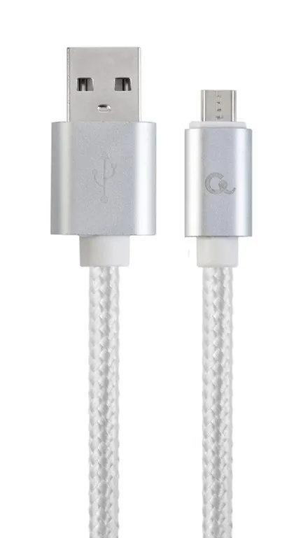 Cablu încărcare și sincronizare Cablexpert CCB-mUSB2B-AMBM-6, USB Type-A/micro-USB, 1,8m, Argintiu