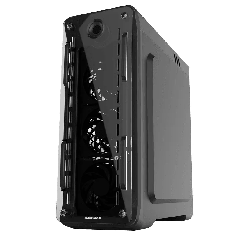 Carcasă PC Gamemax Optical, Midi-Tower, ATX, Negru