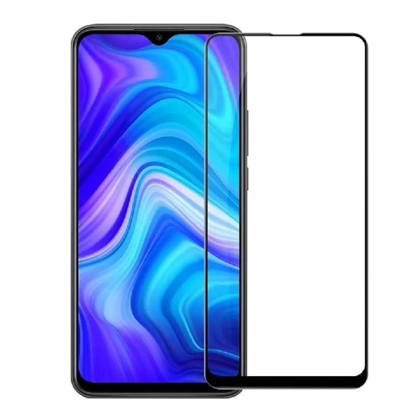 Sticlă de protecție Xcover Xiaomi Redmi 9 All Glue, Negru