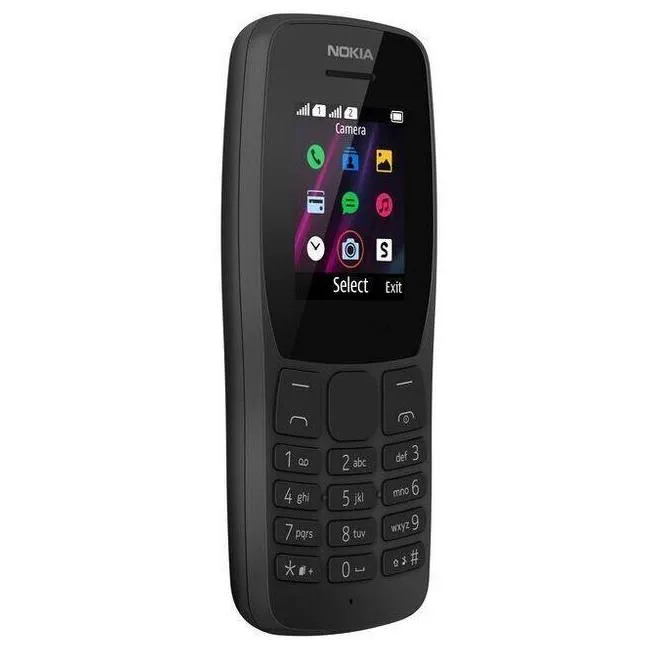 Telefon mobil Nokia 110, Negru