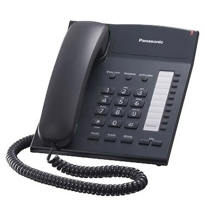 Telefon cu fir Panasonic KX-TS2382, Negru