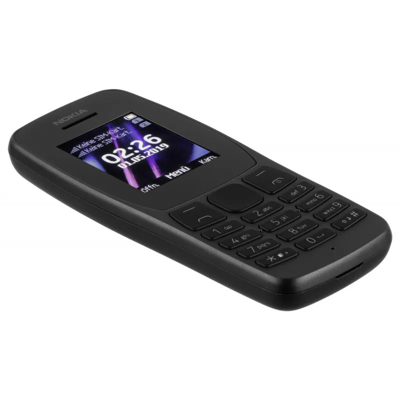 Telefon mobil Nokia 110, Negru