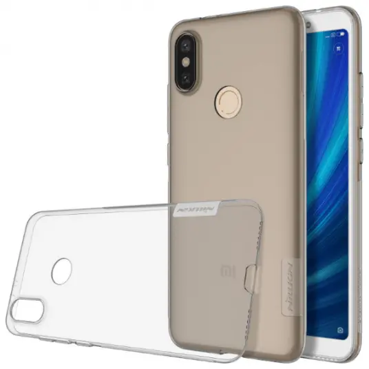Husă Nillkin Mi A2 Lite / 6 Pro - Ultra thin TPU - Nature, Gri