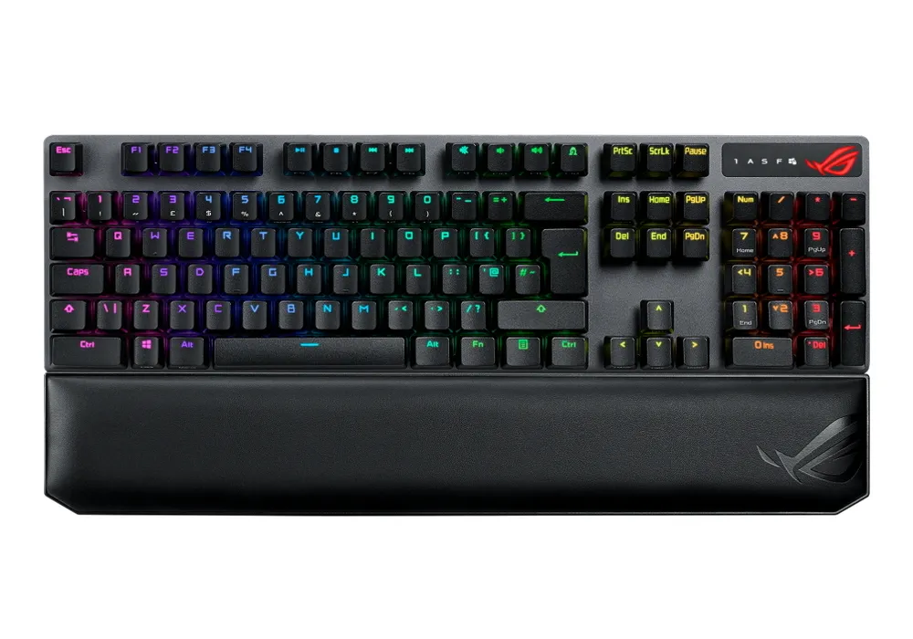 Tastatură ASUS ROG Strix Scope NX Wireless Deluxe, Fără fir, Negru
