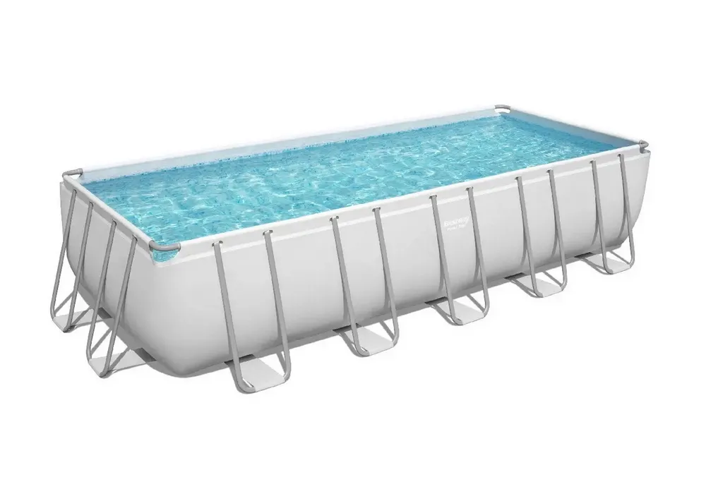 Piscină cu cadru metalic Bestway Power Steel, 19281L, Gri, 6942138982978