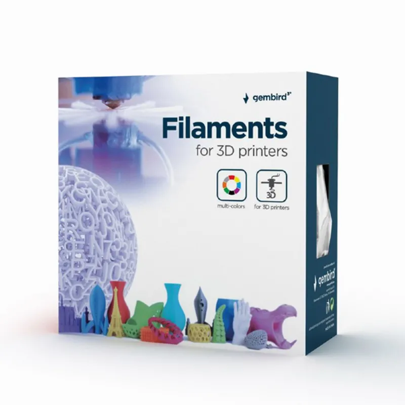 Filament pentru imprimantă 3D Gembird 3DP-ABS1.75-01-FR, ABS, Roșu Fluorescent, 1.75 mm, 1kg