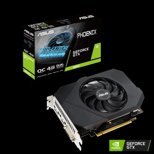 Placă Video ASUS PH-GTX1650-O4GD6-P,  4GB GDDR6 128bit