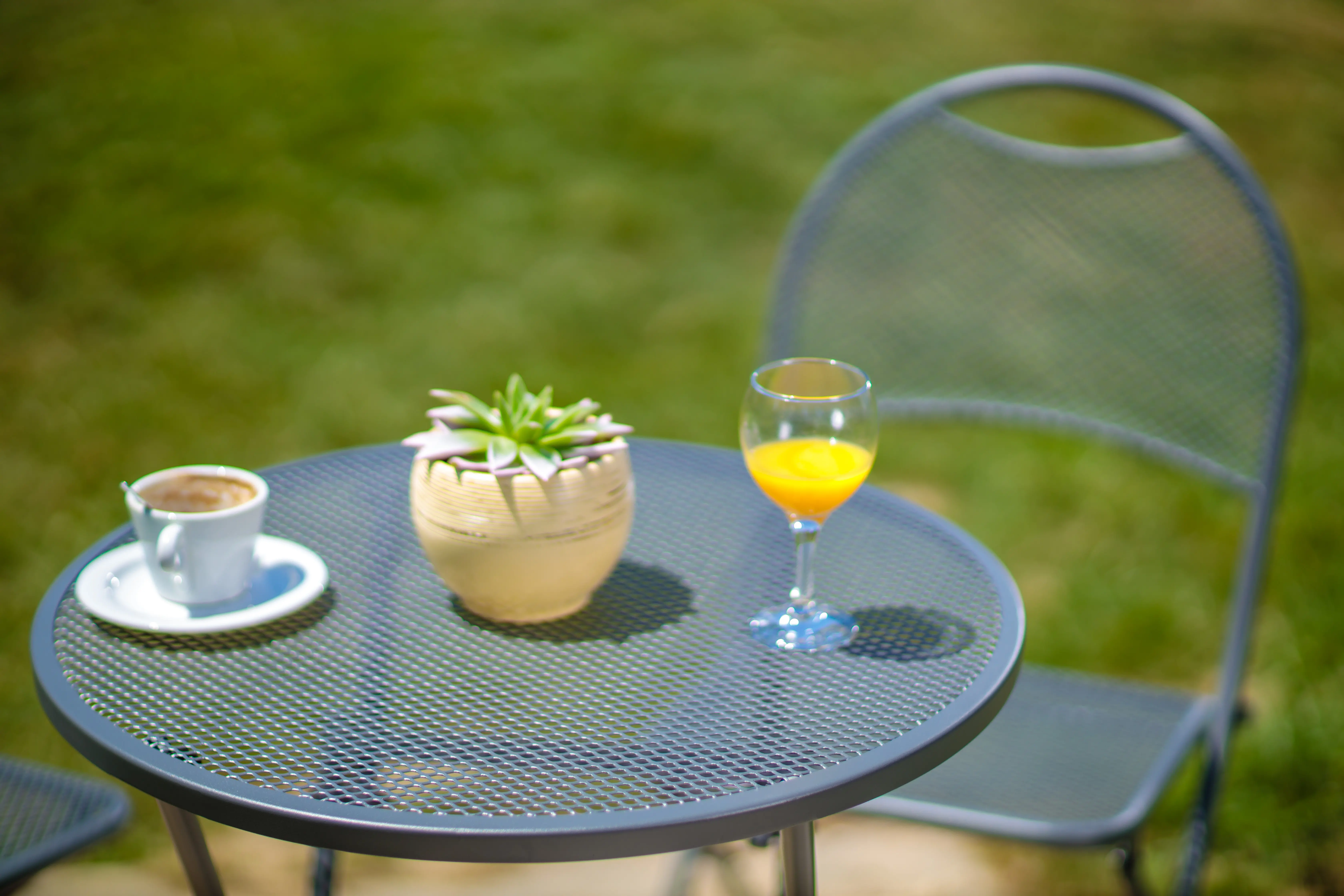 Set mobilier de metal BALKON (pliabil)