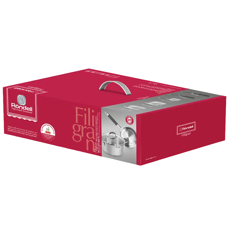 Set de vase Rondell RDS-1413, 4,7L, Oțel inoxidabil