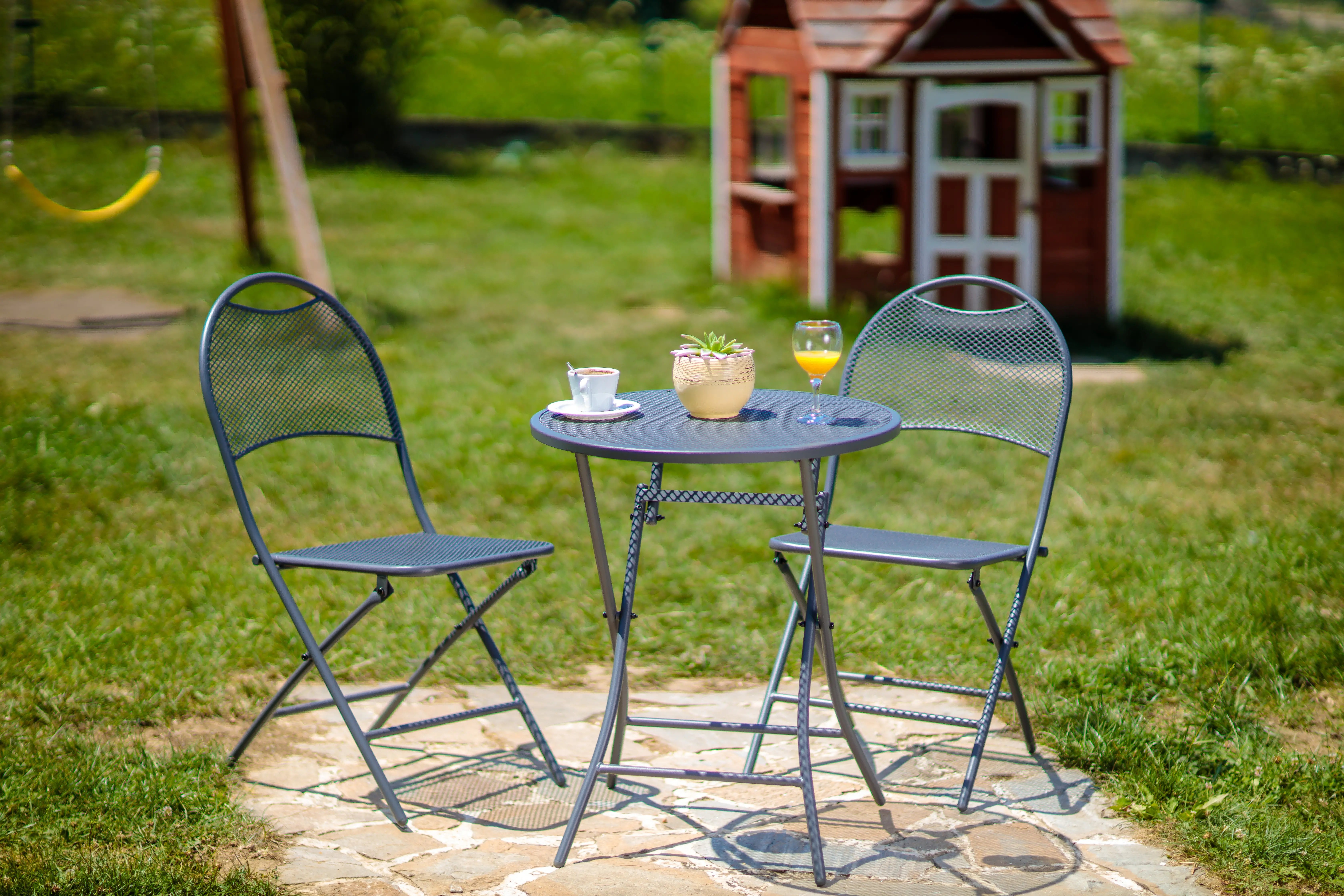 Set mobilier de metal BALKON (pliabil)