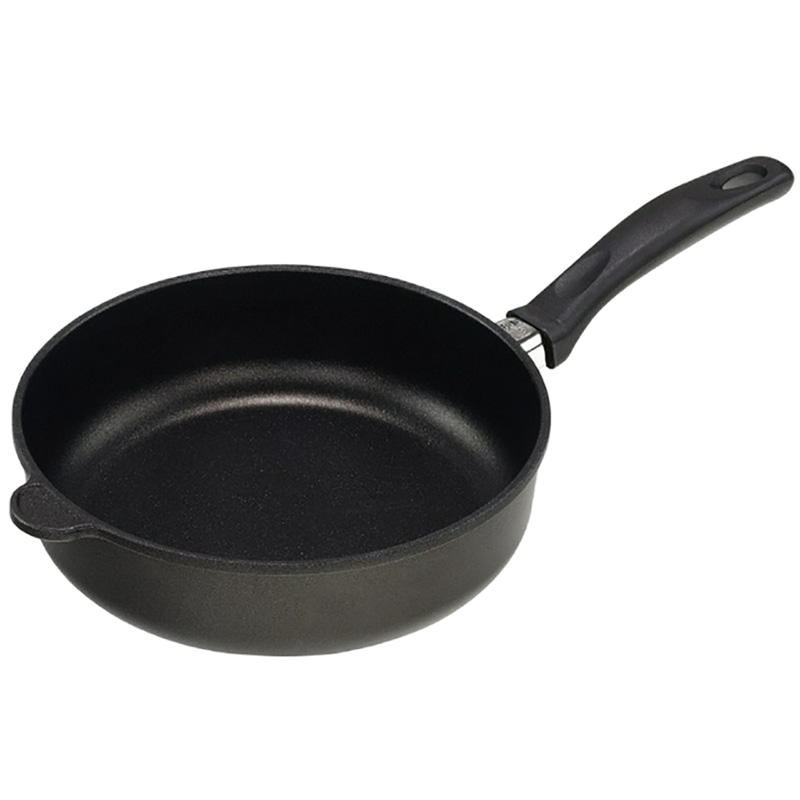 Tigaie AMT Gastroguss I-726-E, 3,3L, 26cm, Negru