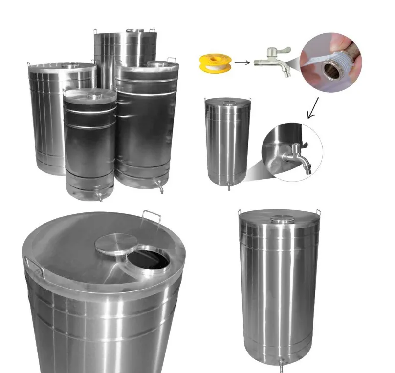 Butoi pentru vin din Inox 200 L