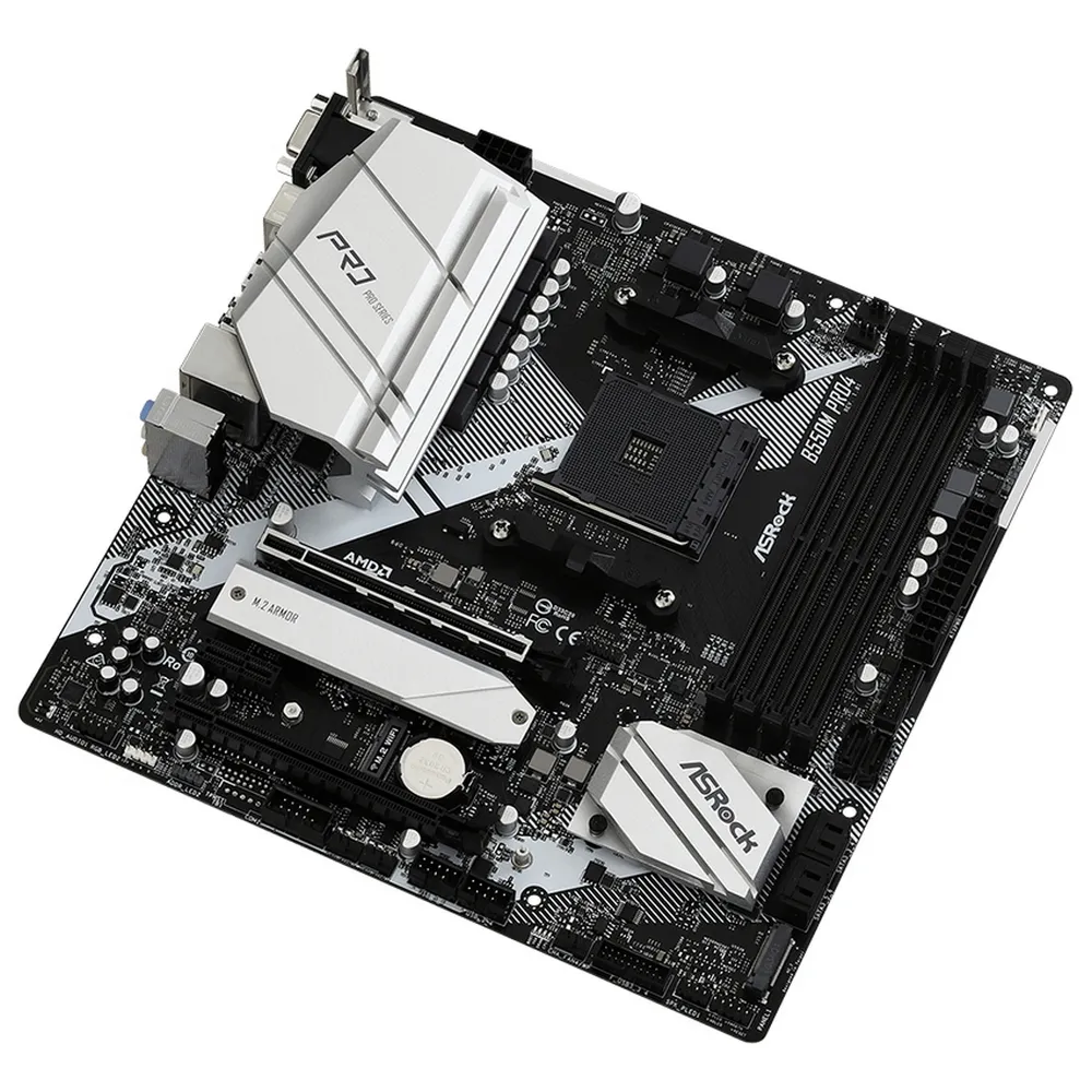 Placă de bază ASRock B550M Pro4, AM4, AMD B550, Micro-ATX