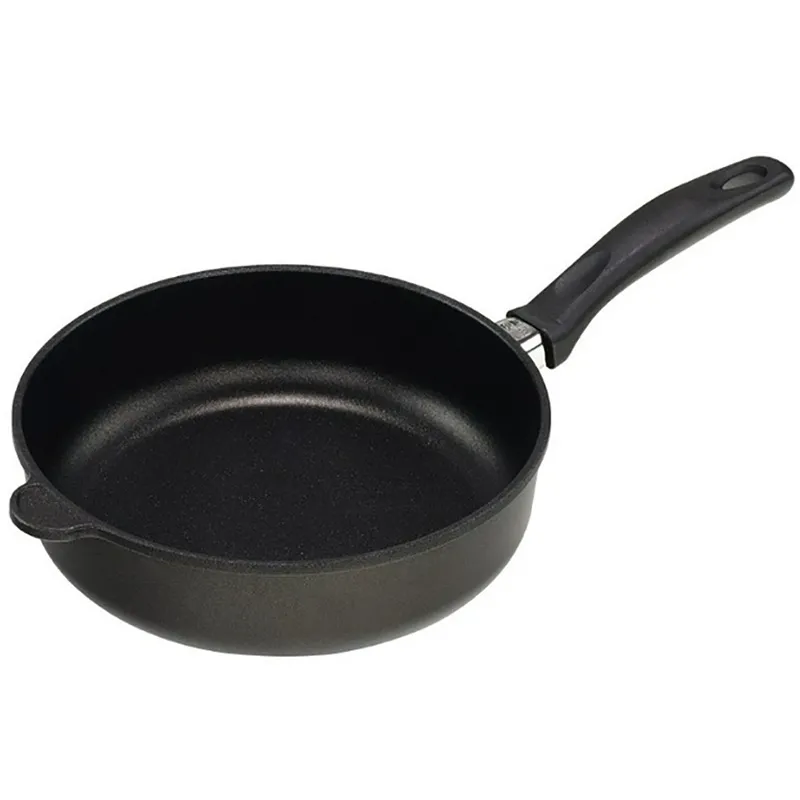 Tigaie AMT Gastroguss I-726-E, 3,3L, 26cm, Negru