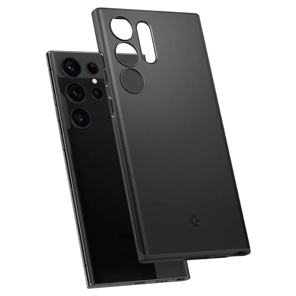 Husă Spigen Samsung S23 Ultra, Thin Fit, Negru