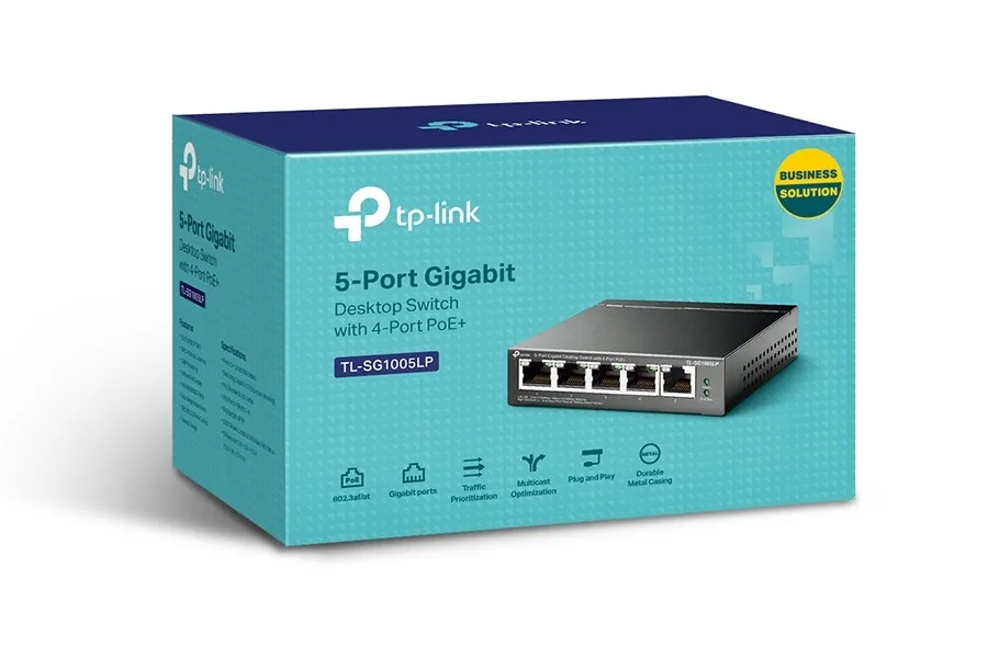 Comutator PoE TP-LINK TL-SG1005LP, 4x IEEE 802.3af/at