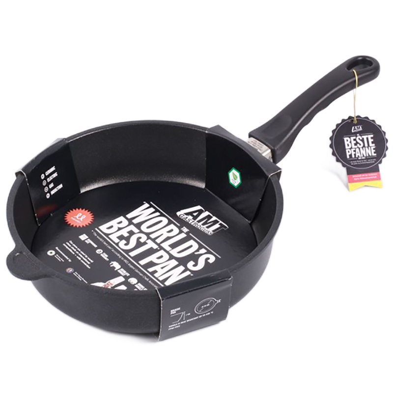 Tigaie AMT Gastroguss I-726-E, 3,3L, 26cm, Negru
