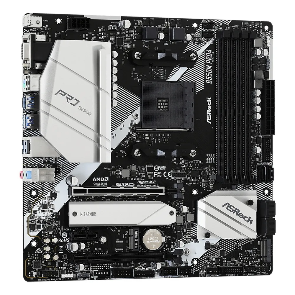 Placă de bază ASRock B550M Pro4, AM4, AMD B550, Micro-ATX