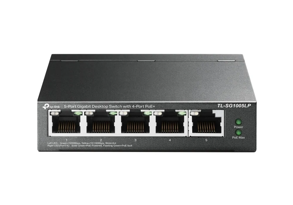 Comutator PoE TP-LINK TL-SG1005LP, 4x IEEE 802.3af/at