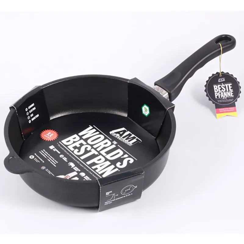 Tigaie AMT Gastroguss I-726-E, 3,3L, 26cm, Negru