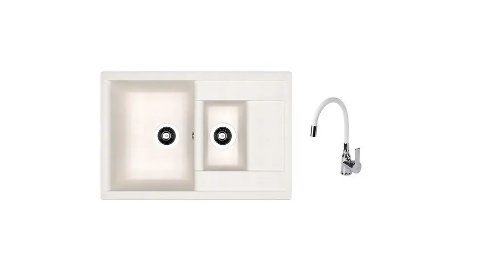 SET chiuveta Dr Gans Astra 760 K + SanDonna F 9995 alb   