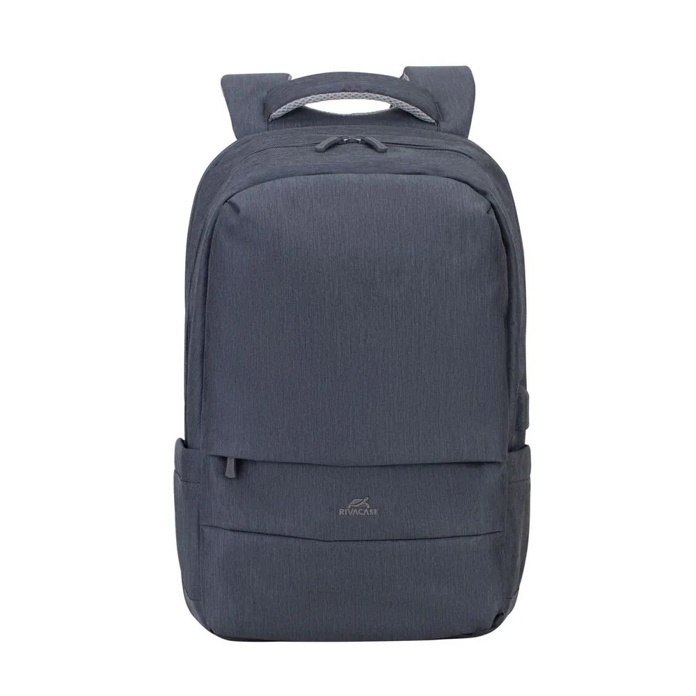 Rucsac pentru Laptop RivaCase Prater, 17.3", Poliester, Gri închis