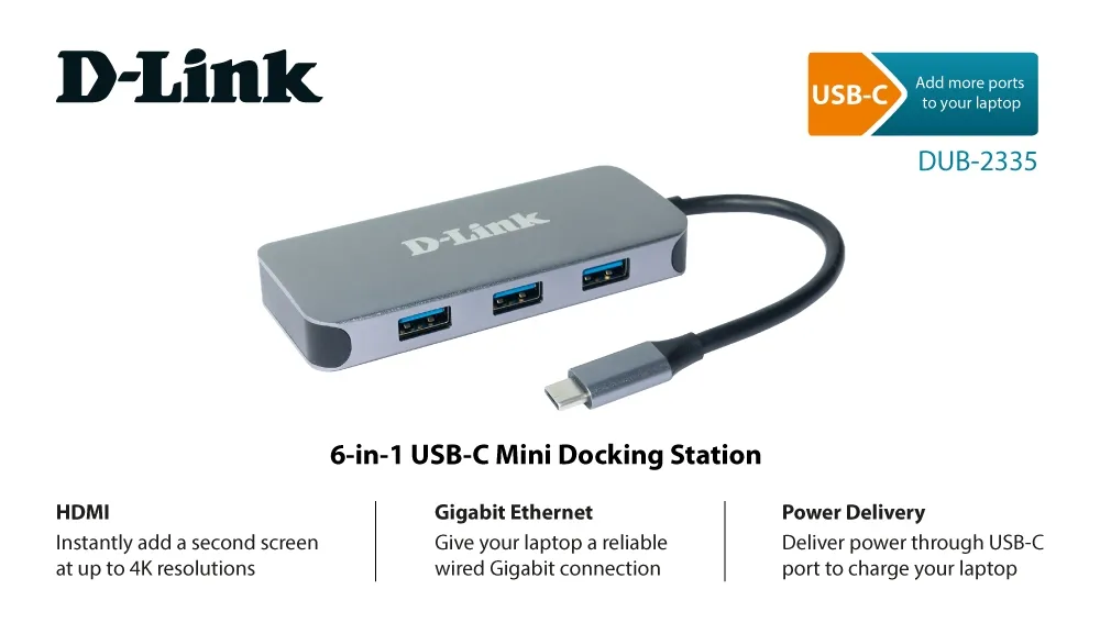 Stație Docking D-Link DUB-2335/A1A