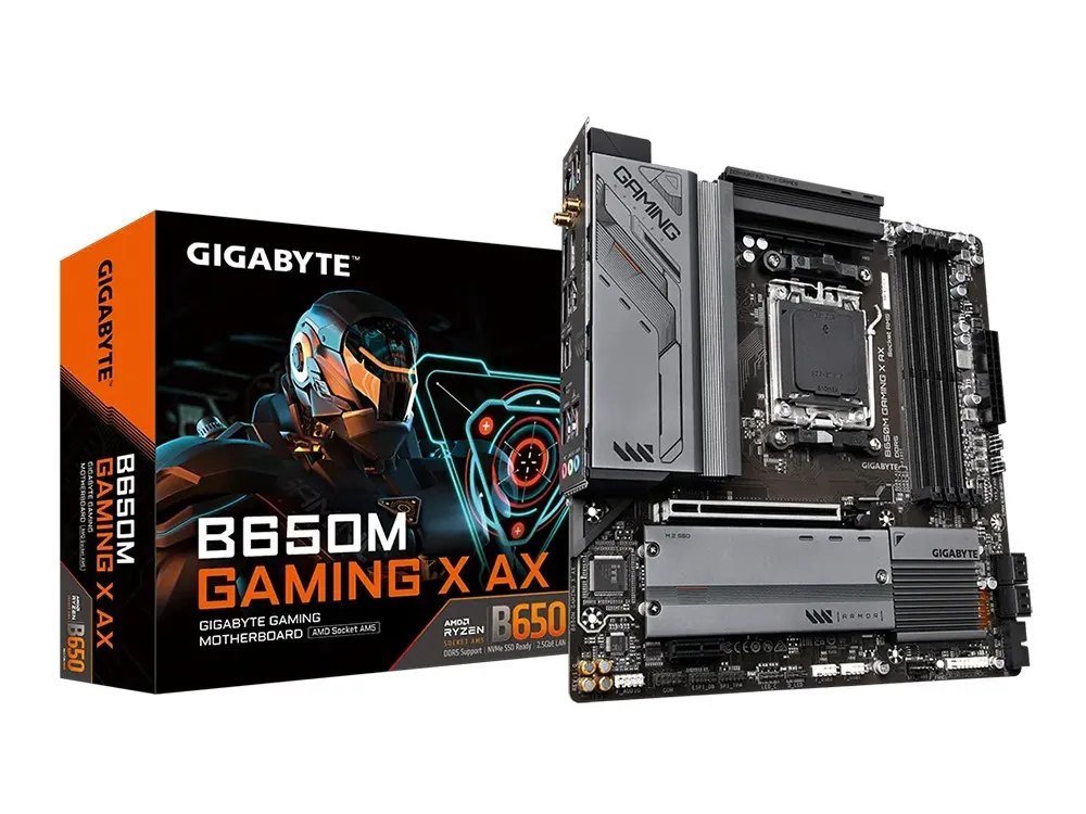 Placă de bază Gigabyte B650M GAMING X AX, AM5, AMD B650, Micro-ATX