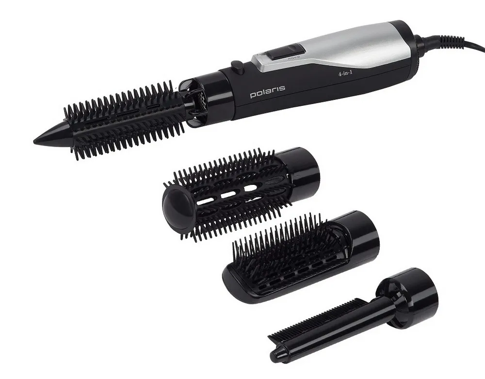 Uscător de păr-perie Polaris PHS 0854, 800 W, Negru