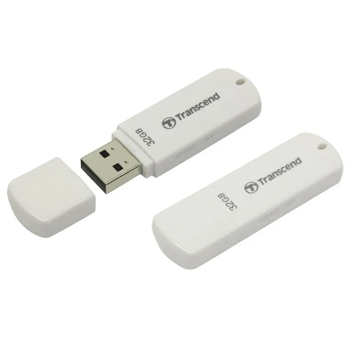 Memorie USB Transcend JetFlash 370, 32GB, Alb