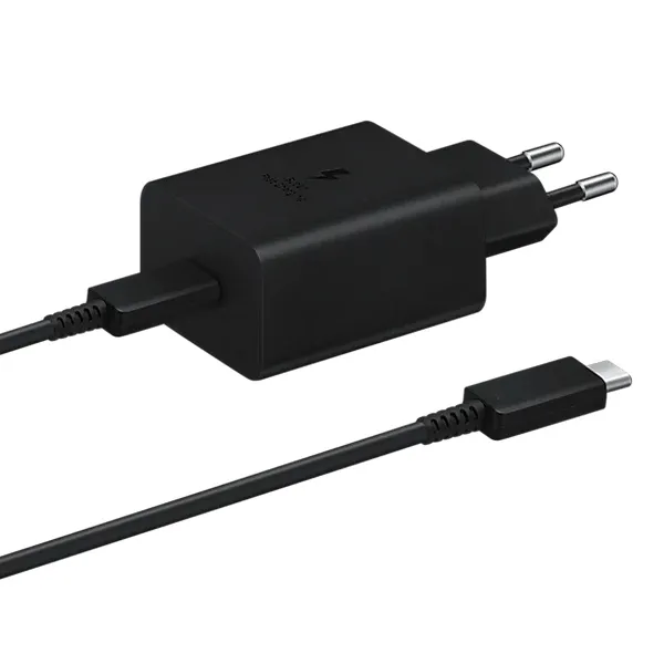 Original Sam. EP-T4510, Fast Travel Charger Compact 45W PD (w/o cable), Black