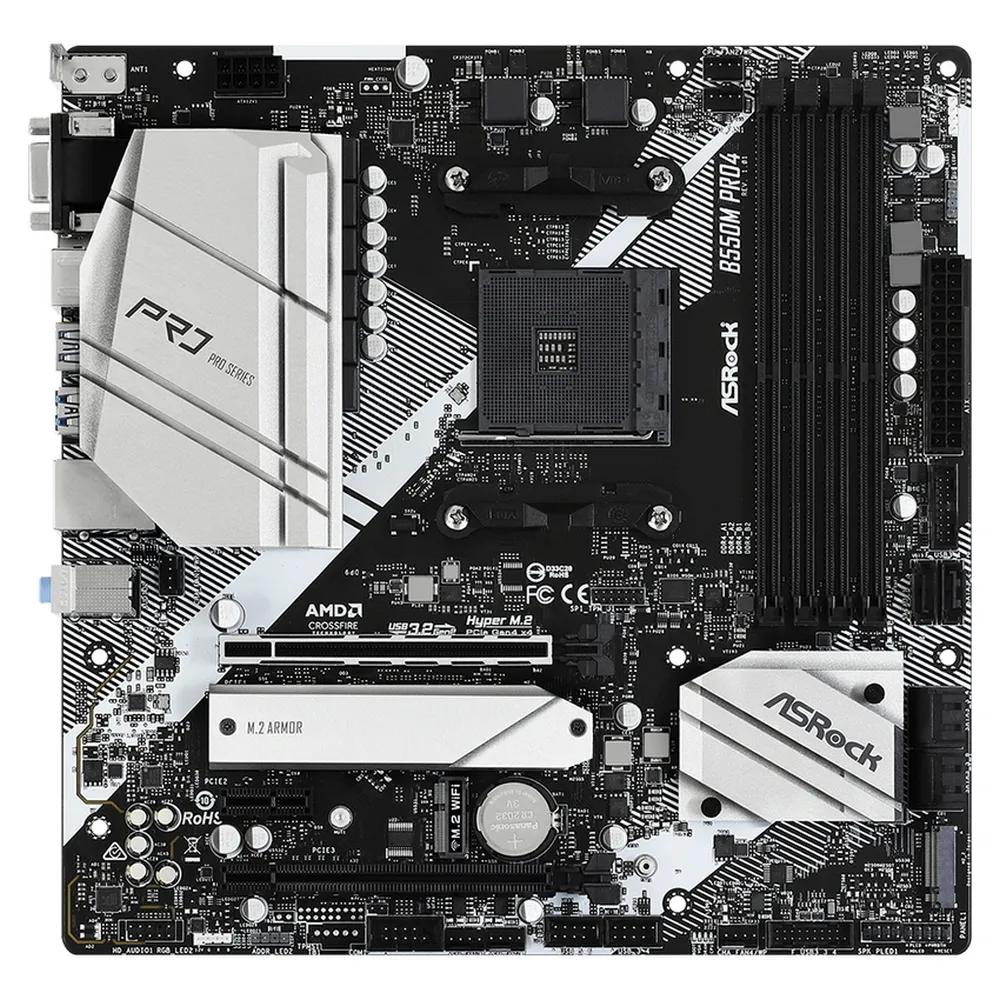 Placă de bază ASRock B550M Pro4, AM4, AMD B550, Micro-ATX