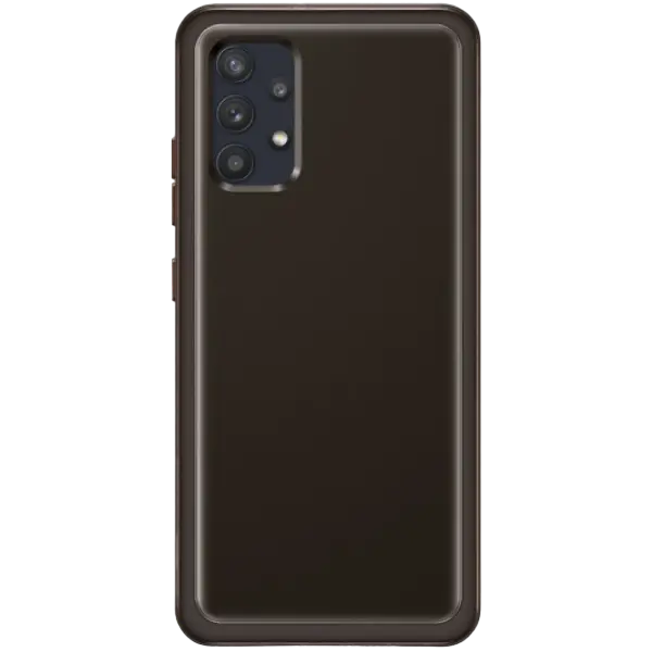 Husă Samsung Soft Clear Cover Galaxy A32, Negru