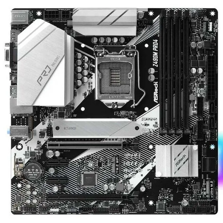 Placă de bază ASRock Z490M PRO4, LGA1200, Intel Z490, Micro-ATX