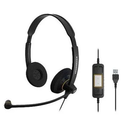 Căști EPOS SC 60 USB, Negru