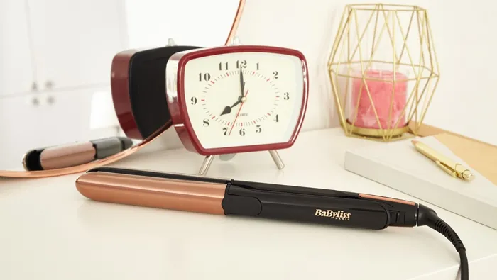 Placă de îndreptat părul BaByliss 2 in 1 Pure Metal ST481E, Negru | Auriu