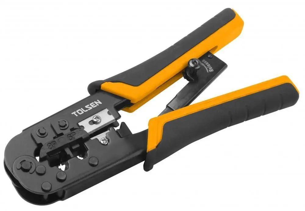 Cleste modular pentru sertizare cu clichet TOLSEN 185 mm (Industrial)