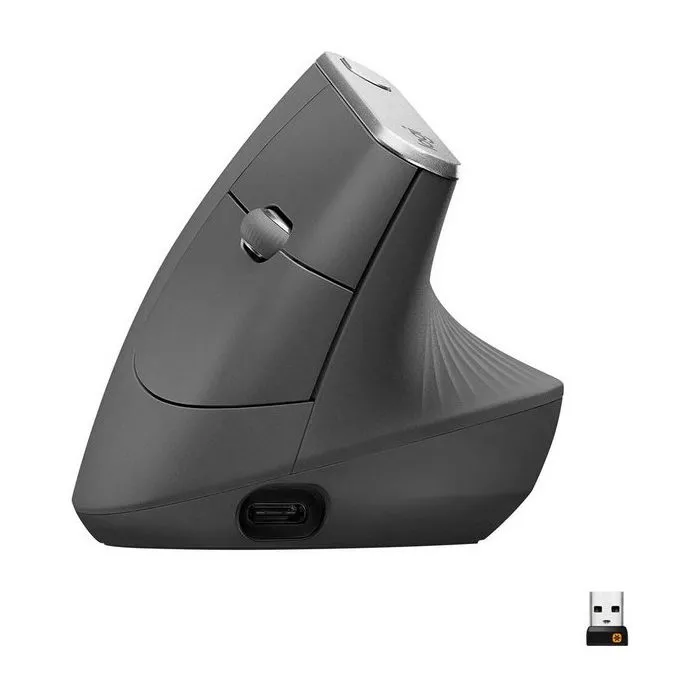 Mouse Wireless Logitech MX Vertical, Negru
