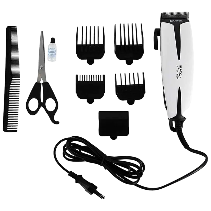 Aparat de tuns VITEK VT-2517, Alb | Negru
