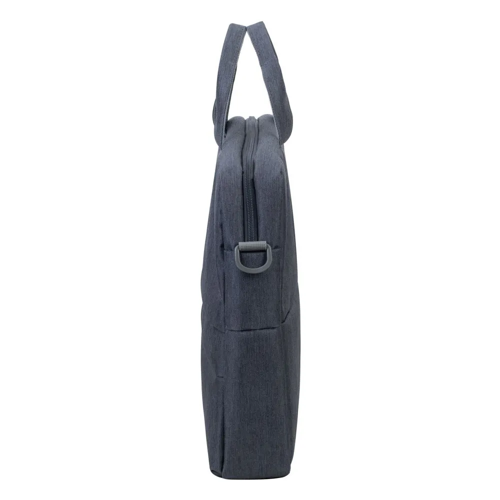 Geantă pentru Laptop RivaCase Prater, 15.6", Poliester, Gri închis