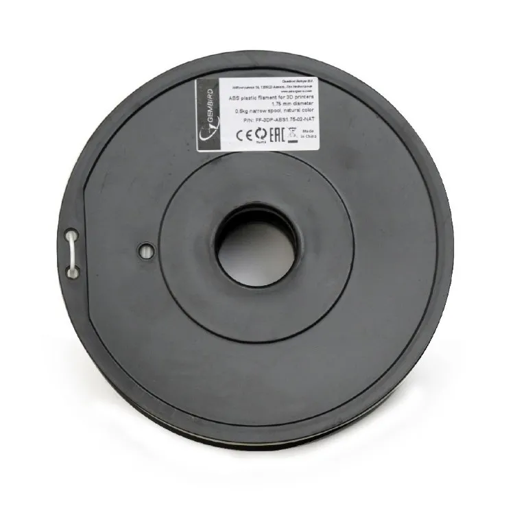 Filament pentru imprimantă 3D Gembird 3DP-ABS1.75-02-NAT, ABS, Transparent , 1.75 mm, 0,6kg
