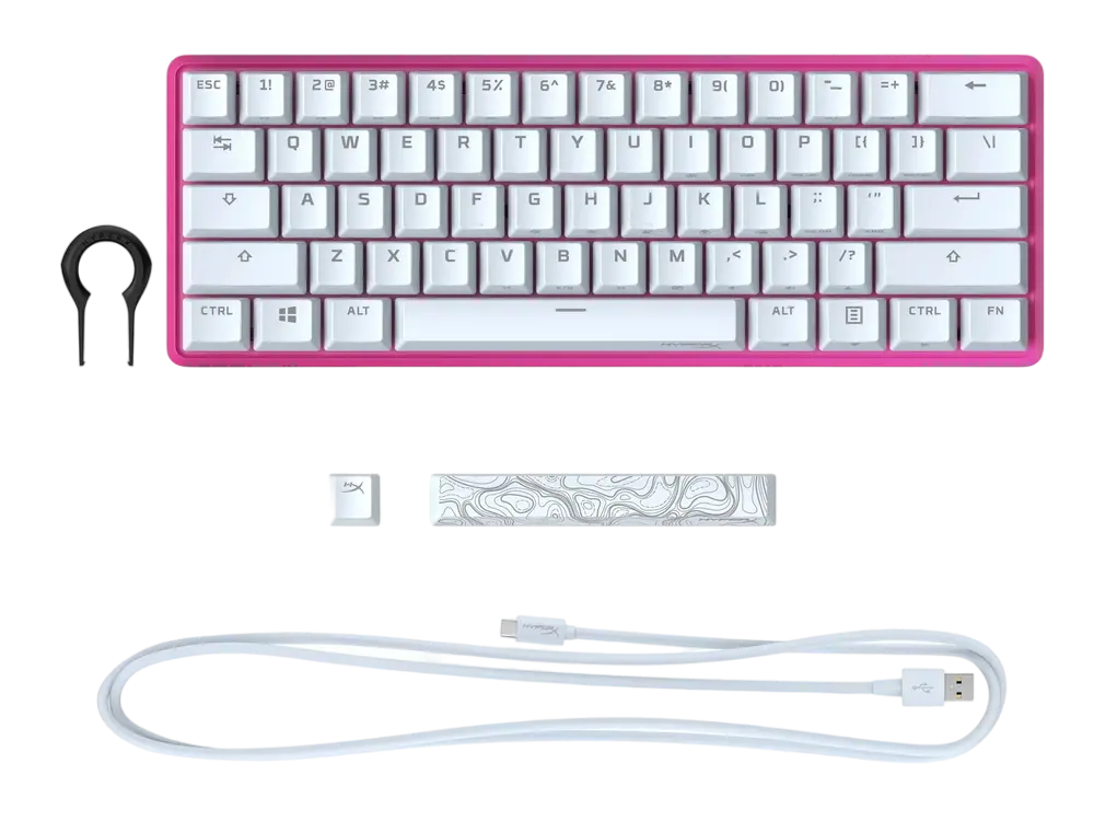 Tastatură HyperX Alloy Origins 65, Cu fir, Negru