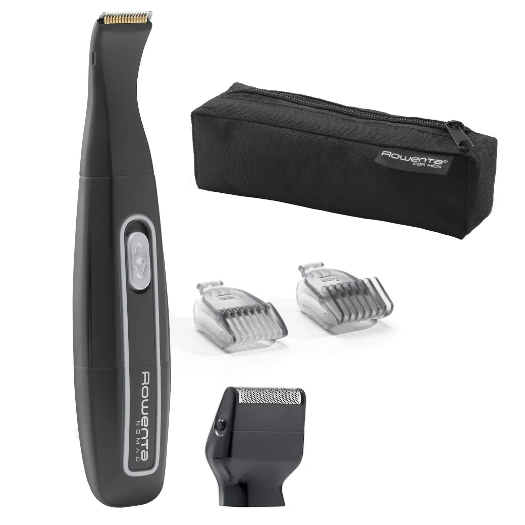 Trimmer pentru bărbați Rowenta TN3620F0, Negru | Argintiu
