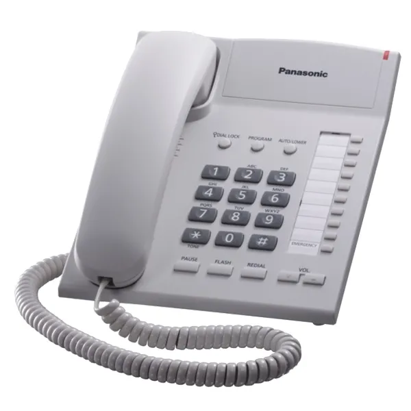 Telefon cu fir Panasonic KX-TS2382, Alb