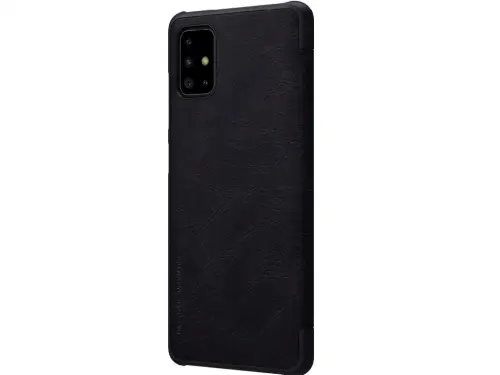 Husă tip carte Nillkin Galaxy A71 - Qin LC, Negru