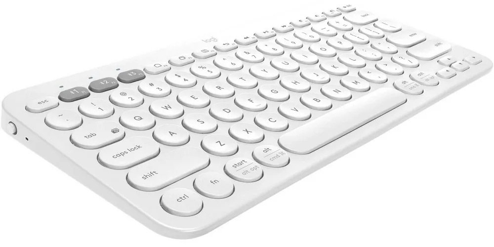 Tastatură Logitech K380, Fără fir, Alb