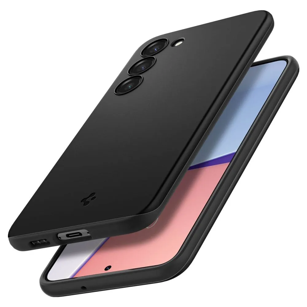 Husă Spigen Samsung S23, Thin Fit, Negru