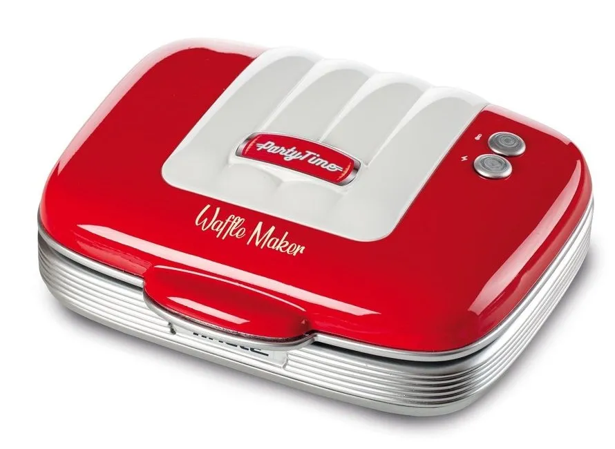 Aparat de preparat waffle Ariete A1973, Roșu