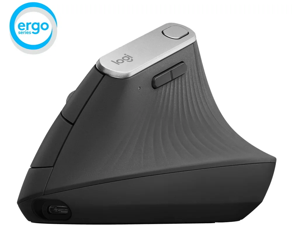 Mouse Wireless Logitech MX Vertical, Negru