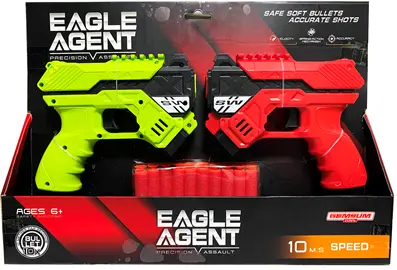 361, Gemsum Foam Blaster Gun PT, 2pcs, 6+